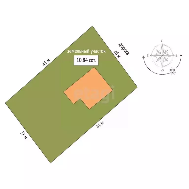 Дом в Башкортостан, Стерлитамакский район, Отрадовский сельсовет, с. ... - Фото 2