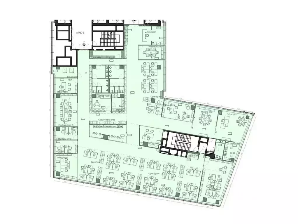 Офис в Москва наб. Пресненская, 8с1 (1105 м) - Фото 2