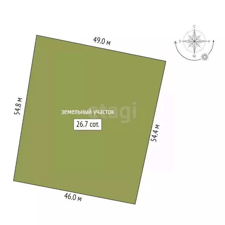 Участок в Тюменская область, Нижнетавдинский муниципальный округ, с. ... - Фото 2