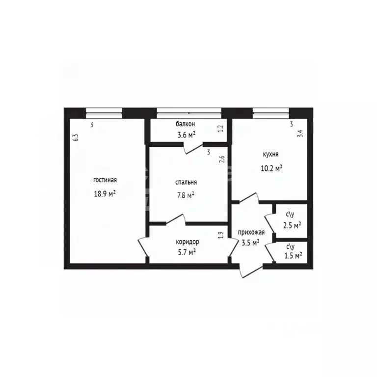 2-к кв. Дагестан, Дербентский район, с. Джалган ул. Дагестанская, 16 ... - Фото 2