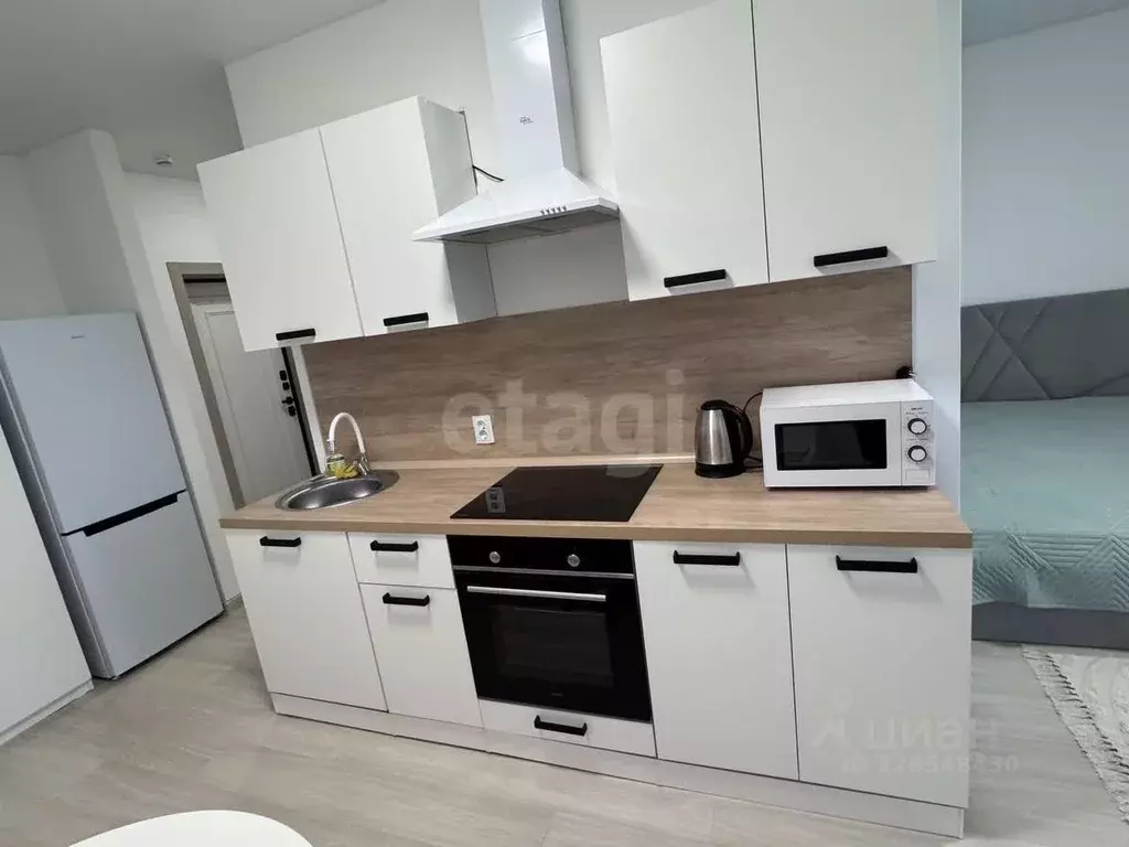 Студия Тюменская область, Тюмень Одесская ул., 7к1 (29.9 м) - Фото 2