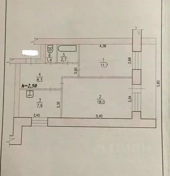 2-к кв. Хабаровский край, Бикин Лесная ул., 15 (50.0 м) - Фото 2