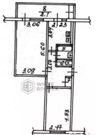 2-к. квартира, 51 м, 4/5 эт. - Фото 0