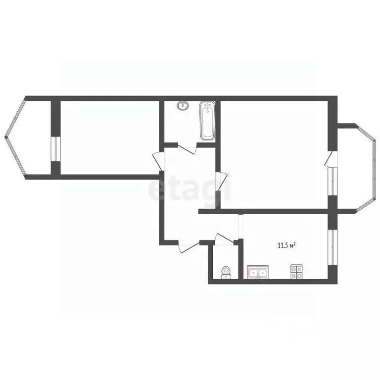 2-к кв. Ярославская область, Ярославль пер. 4-й Норский, 1 (62.6 м) - Фото 2