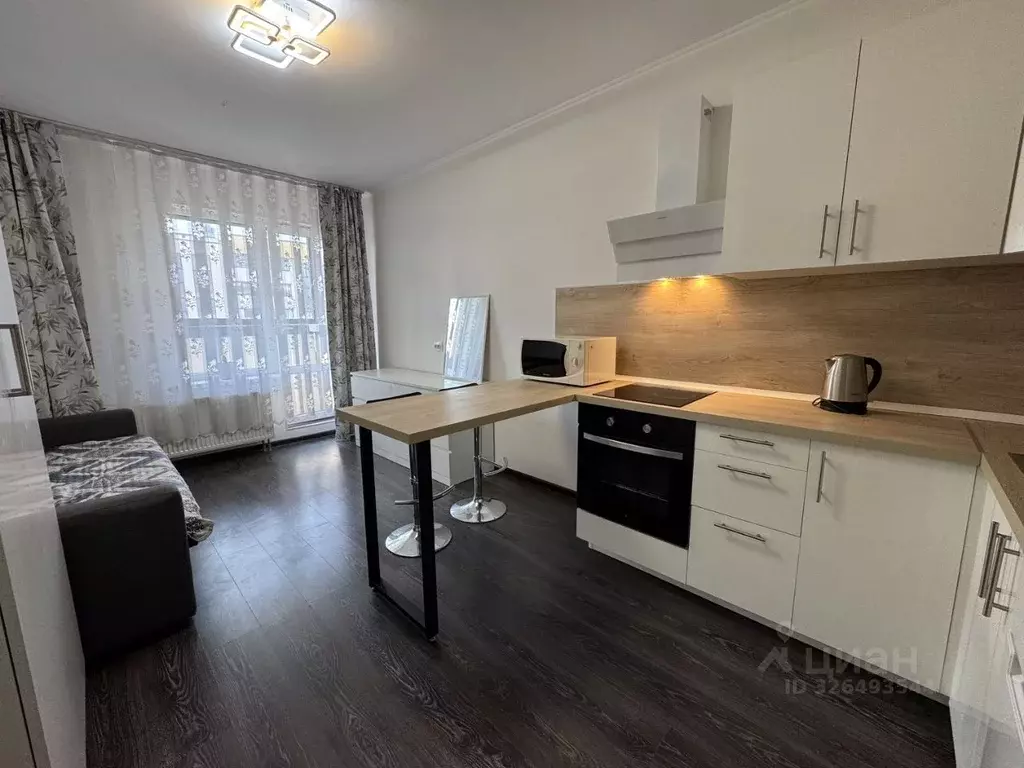 Студия Санкт-Петербург ул. Генерала Кравченко, 3к2 (24.0 м) - Фото 1