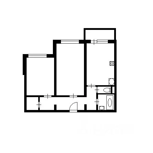 2-к кв. Санкт-Петербург ул. Оптиков, 34к2 (61.4 м) - Фото 1