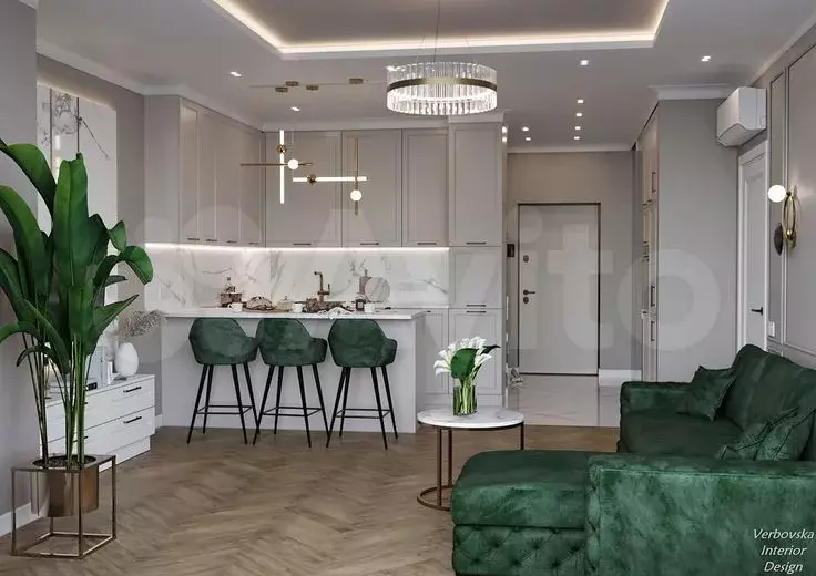 2-к. квартира, 63 м, 2/4 эт. - Фото 0