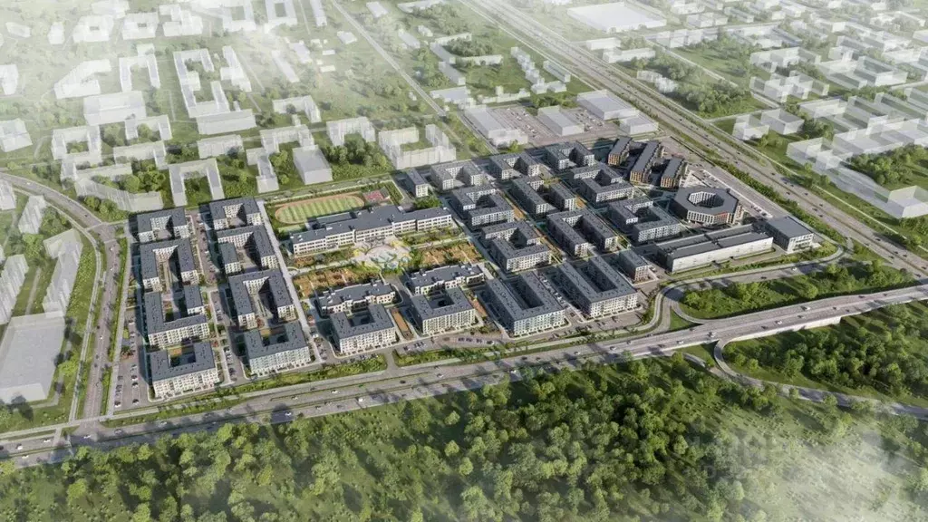 Квартира, 1 комната, 34.38 м - Фото 1