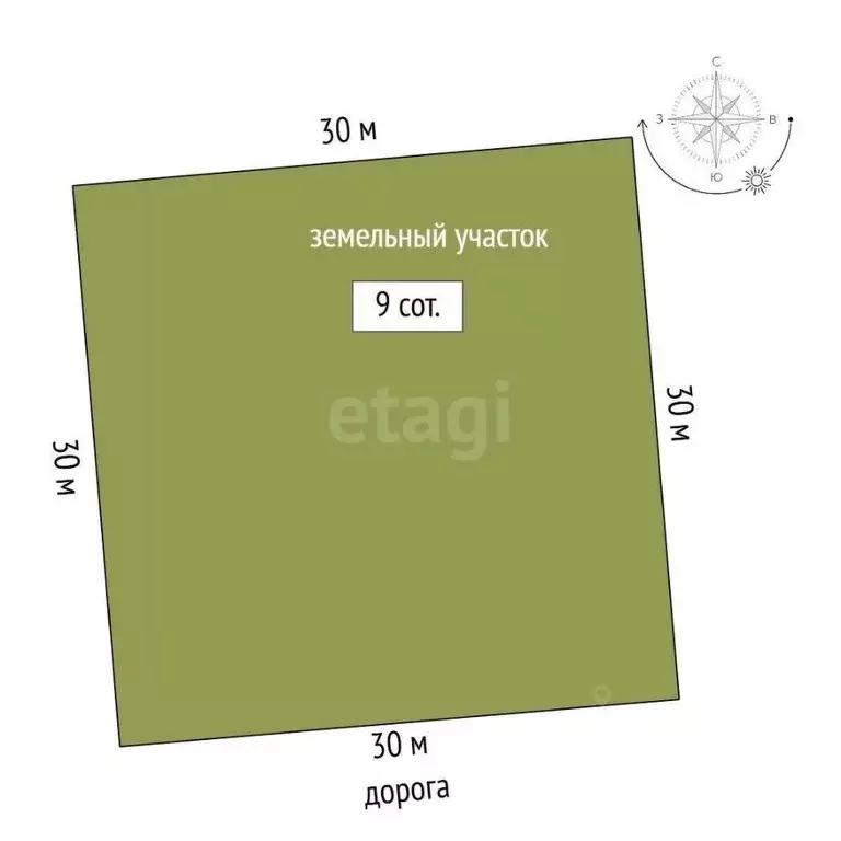 Участок в Башкортостан, Бирск ул. Славы (9.0 сот.) - Фото 2