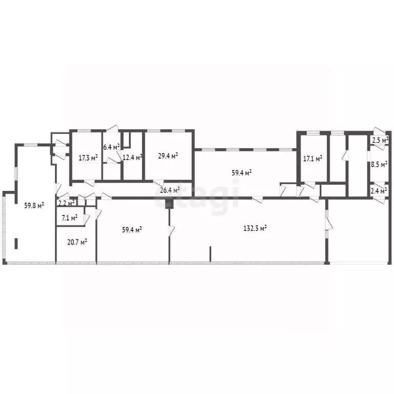 Помещение свободного назначения в Санкт-Петербург Новочеркасский ... - Фото 2