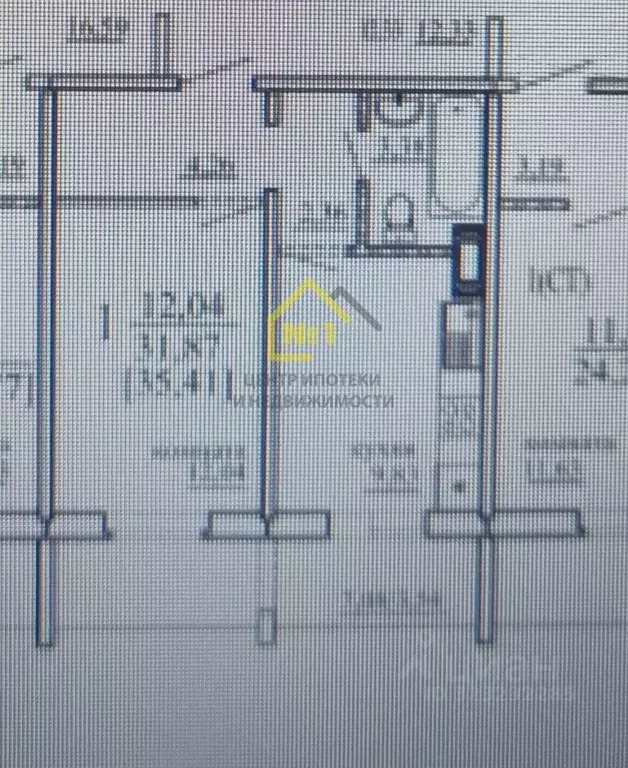 1-к кв. Челябинская область, Челябинск ул. Маршала Чуйкова, 30 (31.87 ... - Фото 2