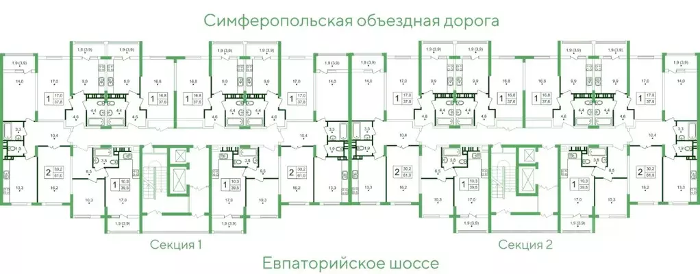 1-к кв. Крым, Симферопольский район, с. Мирное, Жигулина Роща мкр, ... - Фото 1