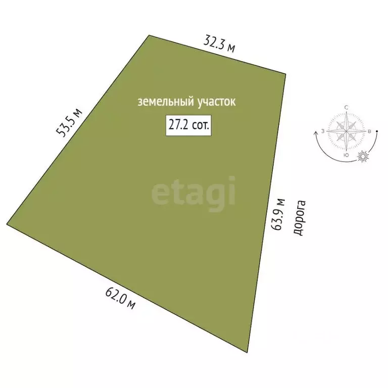 Участок в Вологодская область, Шекснинский муниципальный округ, д. ... - Фото 2