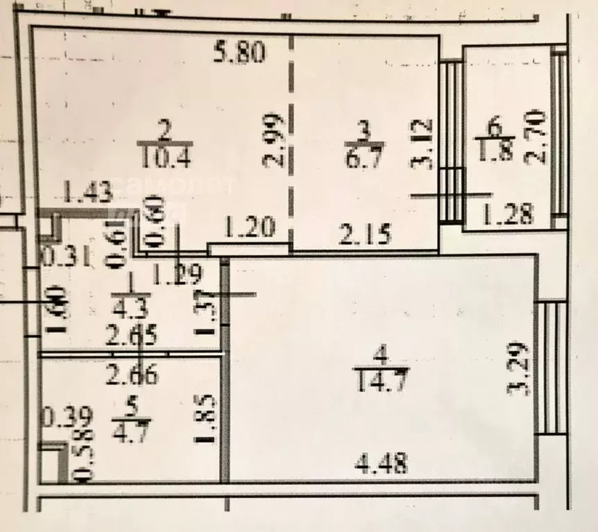 2-к кв. Московская область, Мытищи ул. Разведчика Абеля, 9к2 (40.8 м) - Фото 2