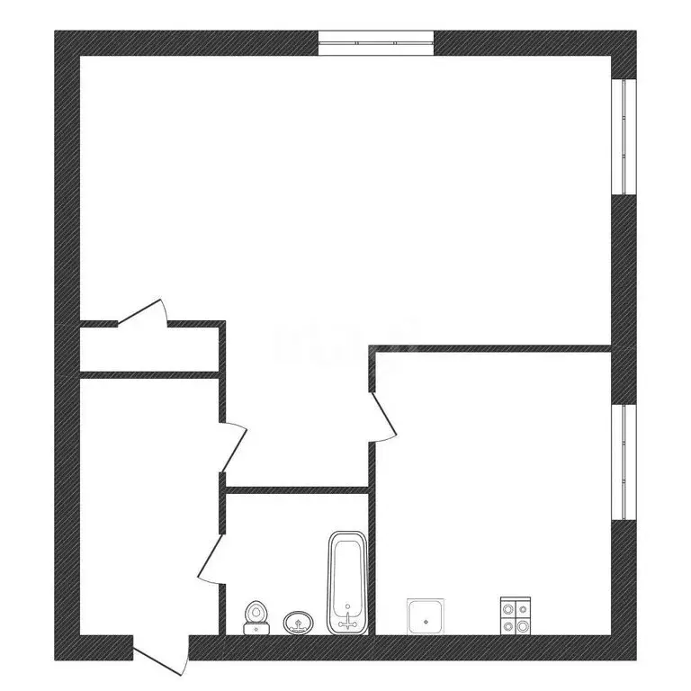 1-комнатная квартира: Белоусово, улица Гурьянова, 16 (30.5 м) - Фото 1