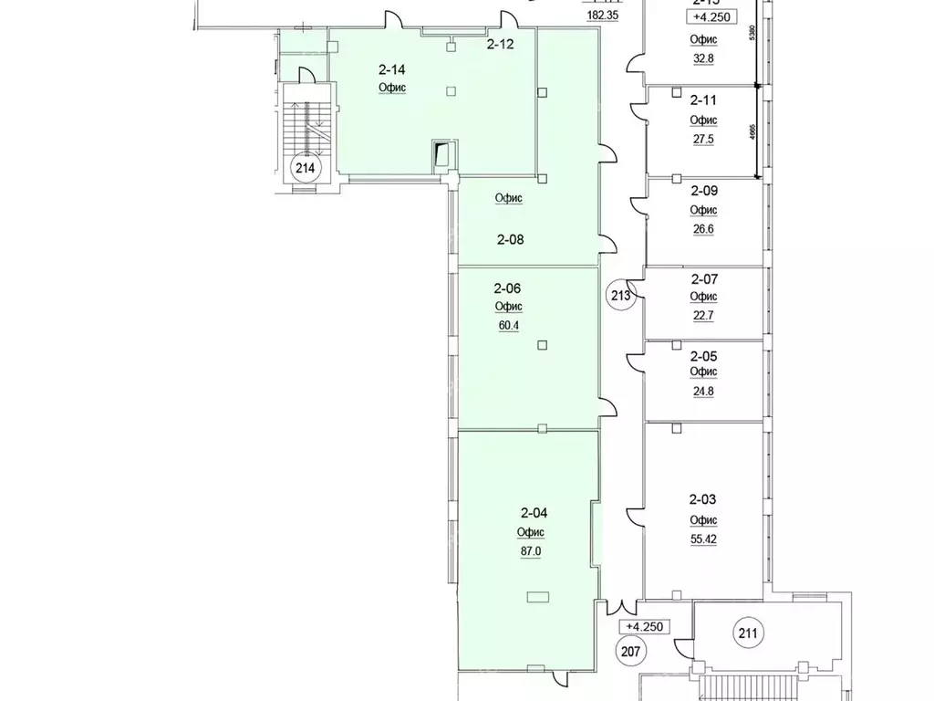 Офис в Санкт-Петербург просп. Большой Васильевского острова, 68 (278 ... - Фото 2