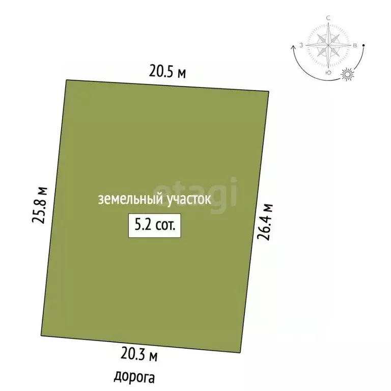 Участок в Мордовия, Саранск просп. 50 лет Октября (5.2 сот.) - Фото 1