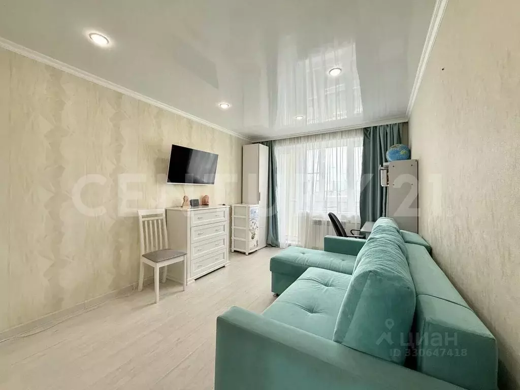 1-к кв. Чувашия, Чебоксары Университетская ул., 8 (35.7 м) - Фото 1