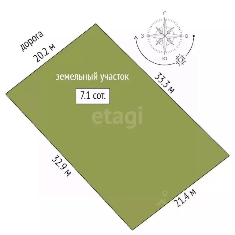 Участок в Ростовская область, Аксайский район, Старочеркасская ст-ца ... - Фото 1