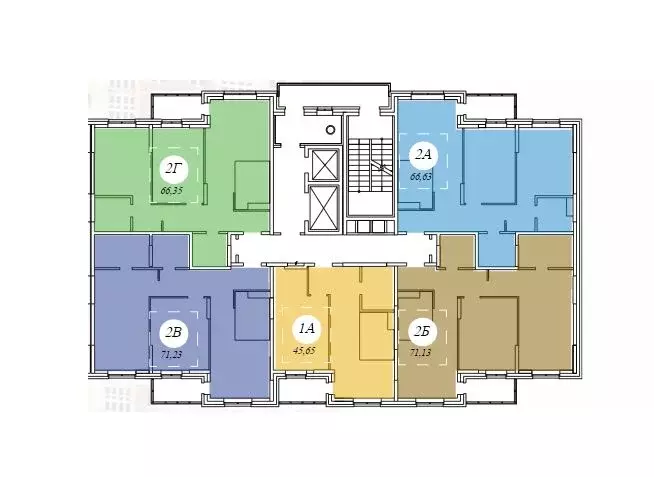 2-к кв. Ханты-Мансийский АО, Сургут Игоря Киртбая ул., 1А (71.13 м) - Фото 2