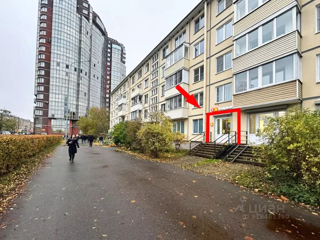 Помещение свободного назначения в Санкт-Петербург Ленинский просп., ... - Фото 2