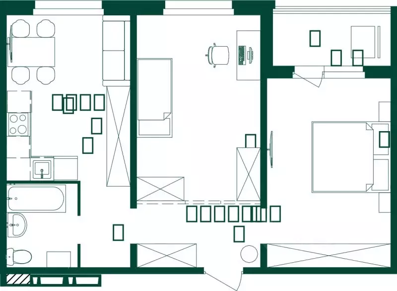 2-к кв. Алтай, Майминский район, с. Майма Алтайская ул., 2к2 (56.5 м) - Фото 1