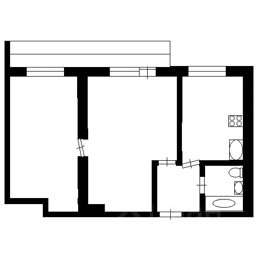 2-к кв. Москва Стремянный пер., 21 (50.0 м) - Фото 2