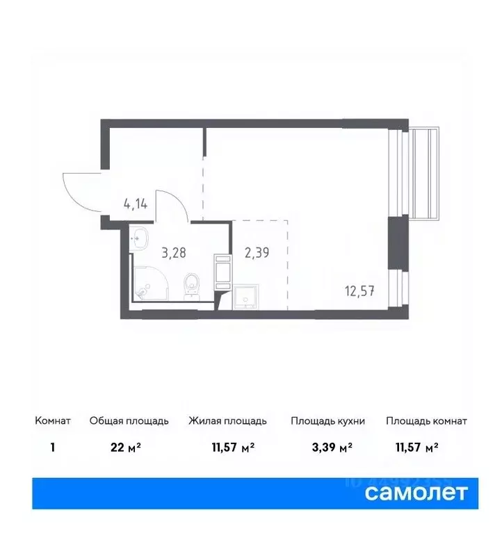 Студия Московская область, Одинцовский городской округ, с. Лайково, ... - Фото 0