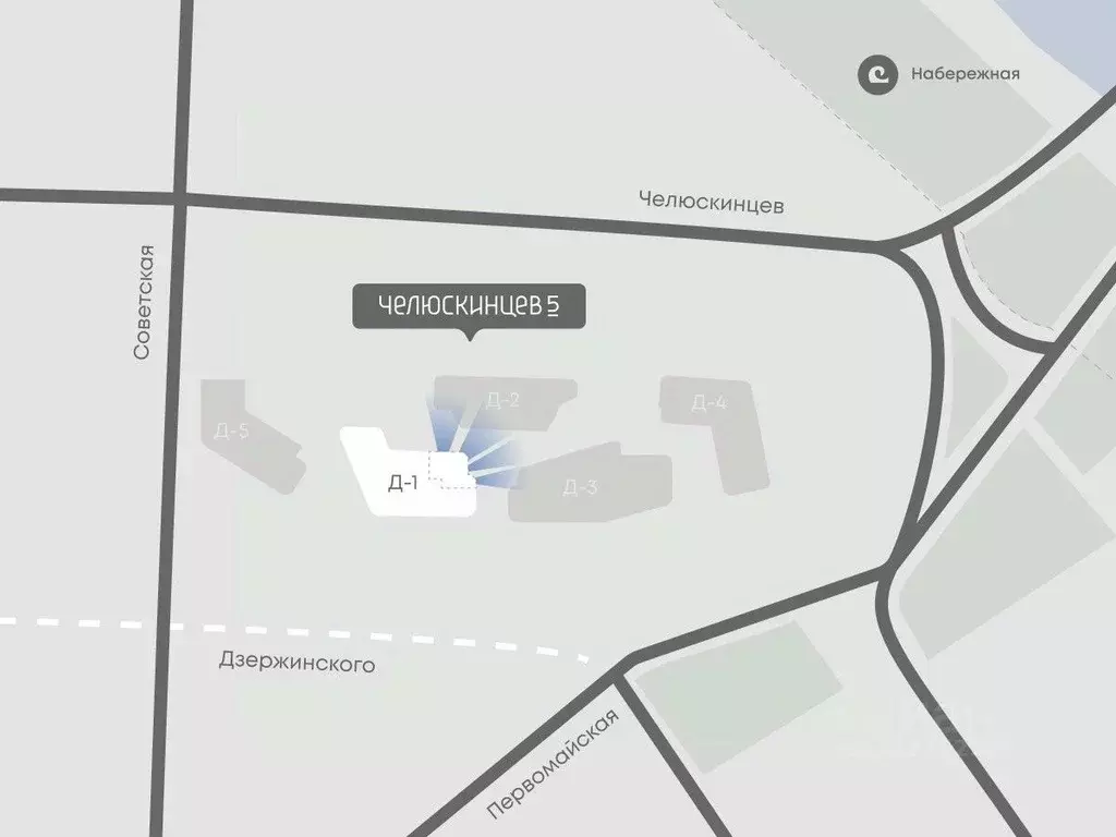 3-к кв. Тюменская область, Тюмень Челюскинцев 5 жилой комплекс (71.3 ... - Фото 2