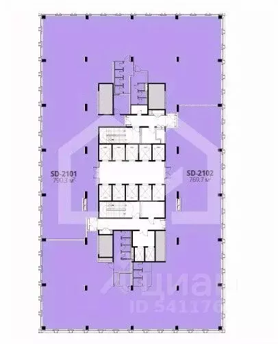 Помещение свободного назначения в Москва Дмитровский проезд, вл1Г (790 ... - Фото 2