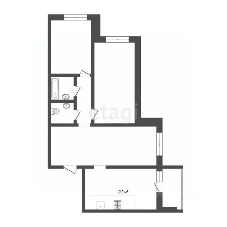 3-к кв. Тюменская область, Тюмень ул. Николая Зелинского, 19 (73.0 м) - Фото 1