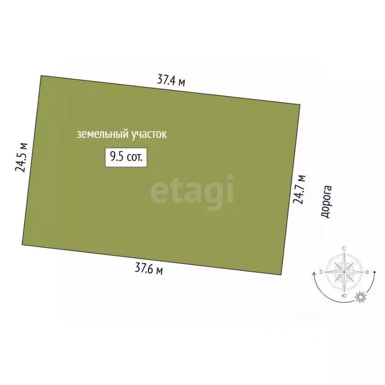 Участок в Тюменская область, Тюменский муниципальный округ, ... - Фото 1