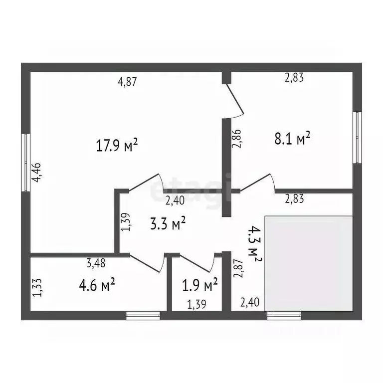 Дом в Калужская область, Жуковский район, Верховье с/пос, д. Доброе ... - Фото 2