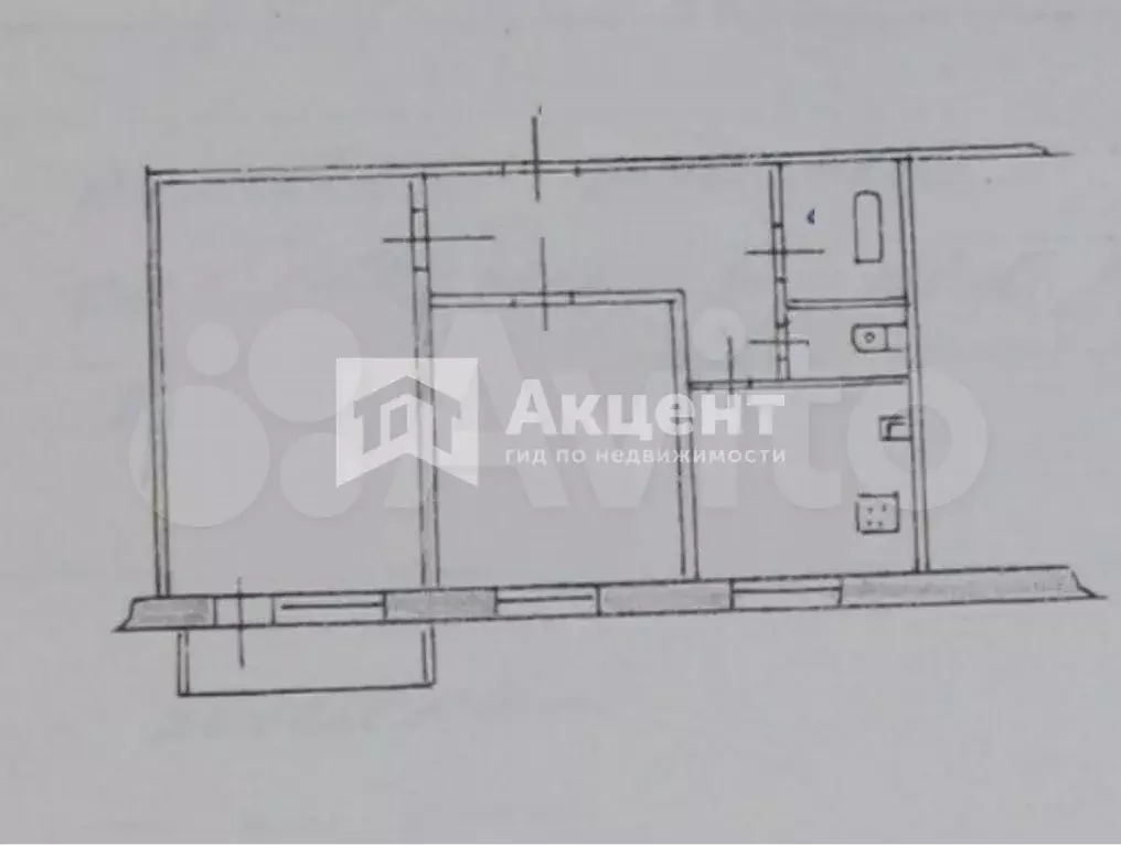 2-к. квартира, 52,1 м, 9/10 эт. - Фото 0