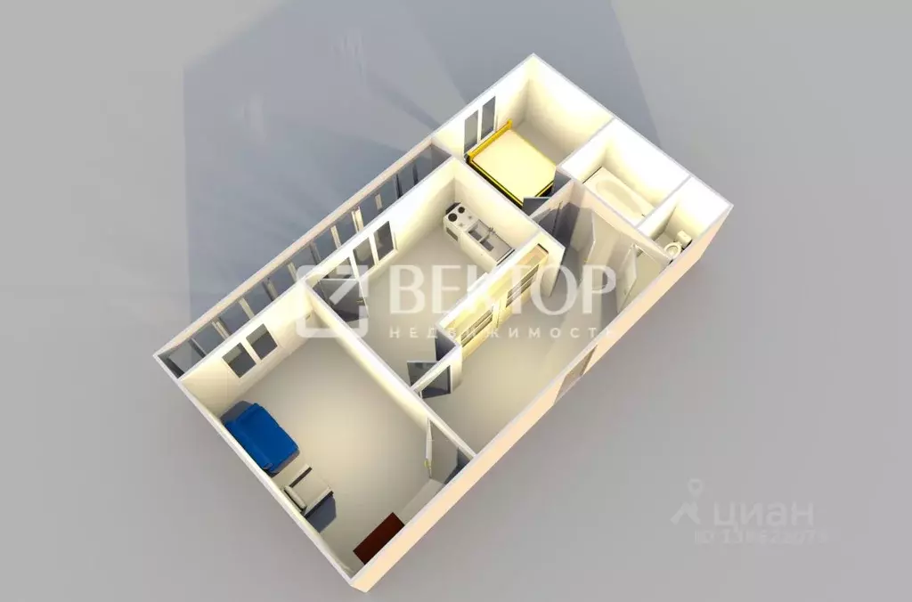 2-к кв. Ярославская область, Ярославль ул. Доронина, 10к2 (49.0 м) - Фото 2