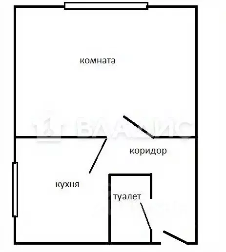 1-к кв. Белгородская область, Белгород ул. Розы Люксембург, 21А (30.92 ... - Фото 2