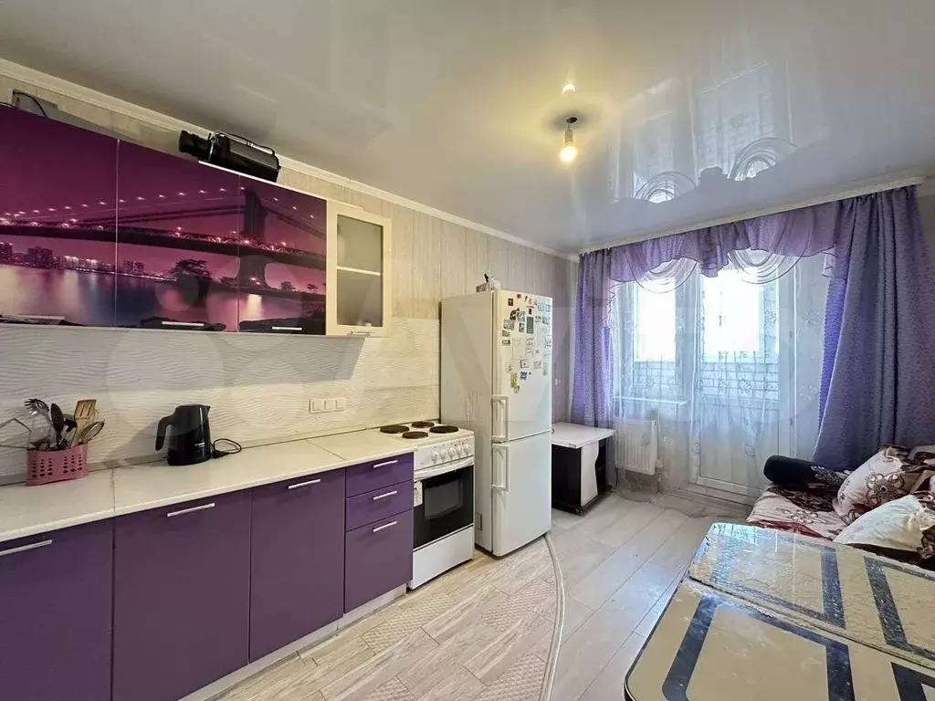 1-к. квартира, 40 м, 16/17 эт. - Фото 1
