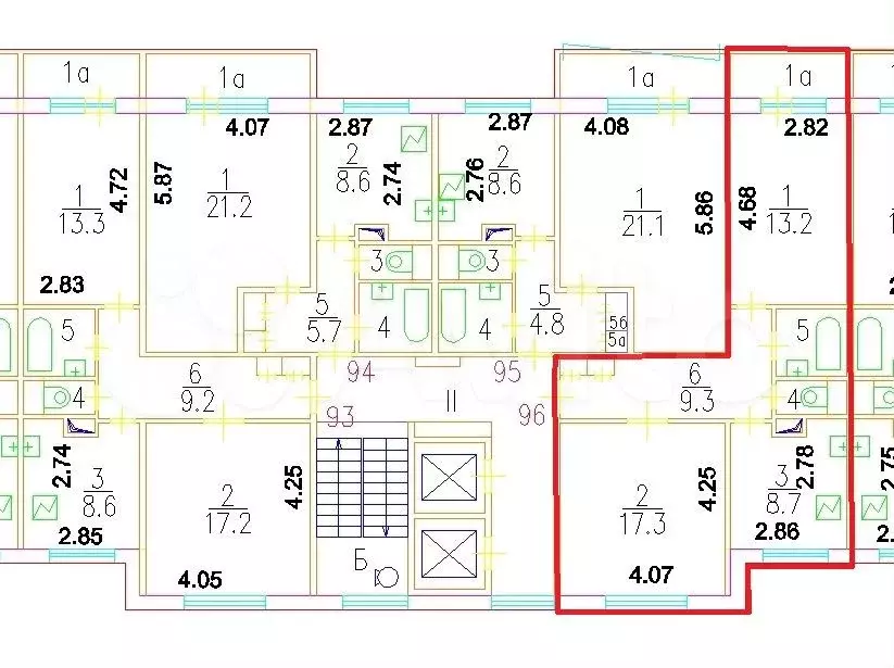 Аукцион: 2-к. квартира, 52,6 м, 12/12 эт. - Фото 1