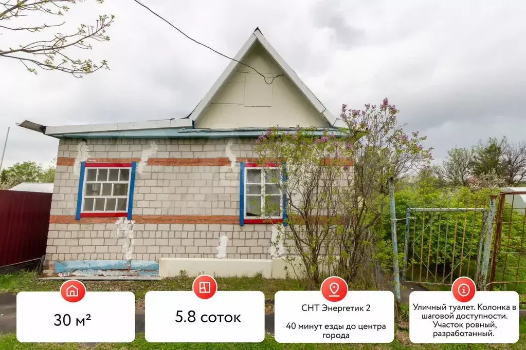 Дача 30 м на участке 5,8 сот. - Фото 0