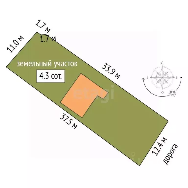 Дом в Пермский край, Пермь № 96 Родник-2 КС, 58 (82 м) - Фото 2