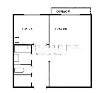 1-к кв. Красноярский край, Красноярск Рязанская ул., 31 (33.1 м) - Фото 2