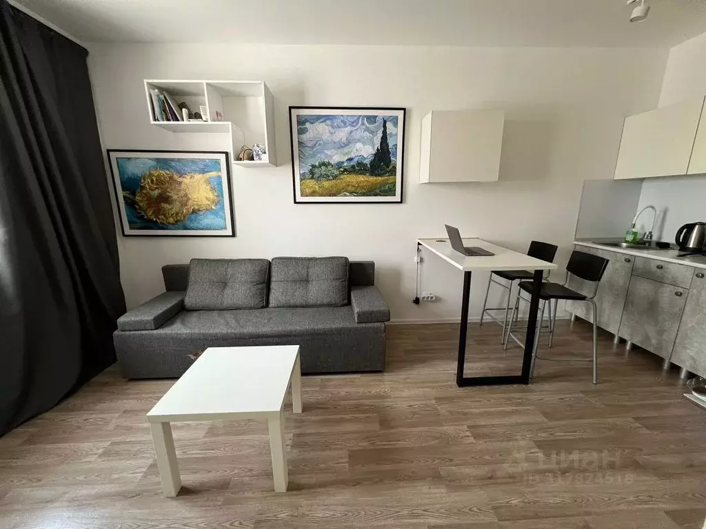 Студия Санкт-Петербург дор. Муринская, 27к2 (21.5 м) - Фото 0