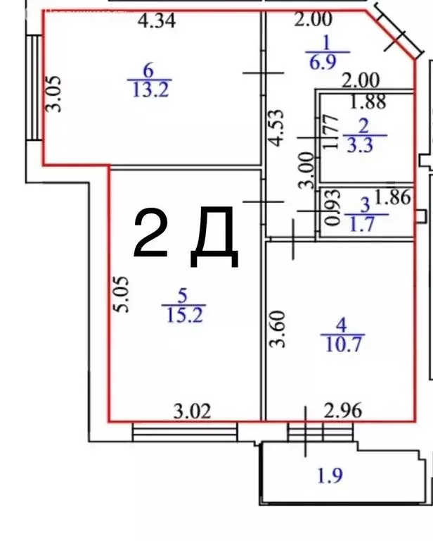2-комнатная квартира: Тольятти, проспект Степана Разина, 16В (55 м) - Фото 1