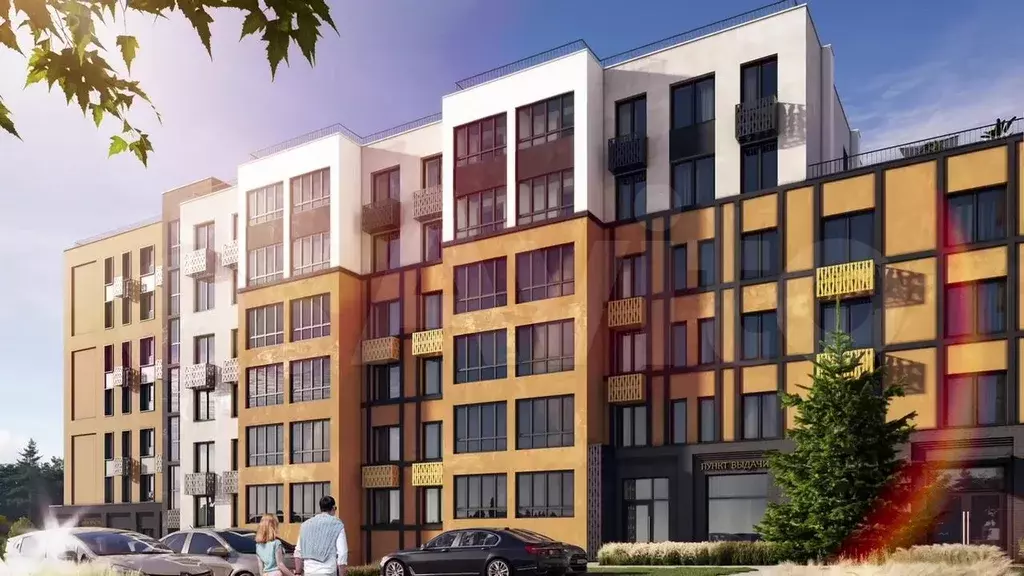 2-к. квартира, 42 м, 4/9 эт. - Фото 1