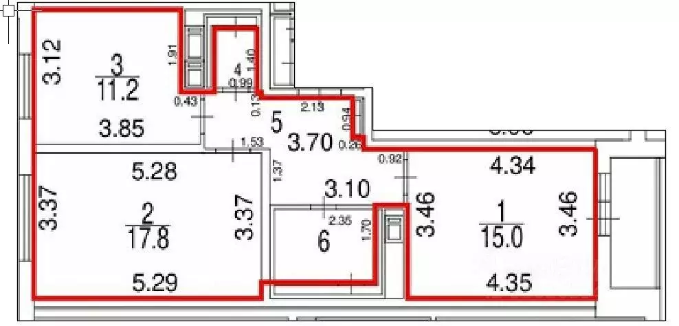 2-к кв. Москва Михалковская ул., 10 (58.0 м) - Фото 2