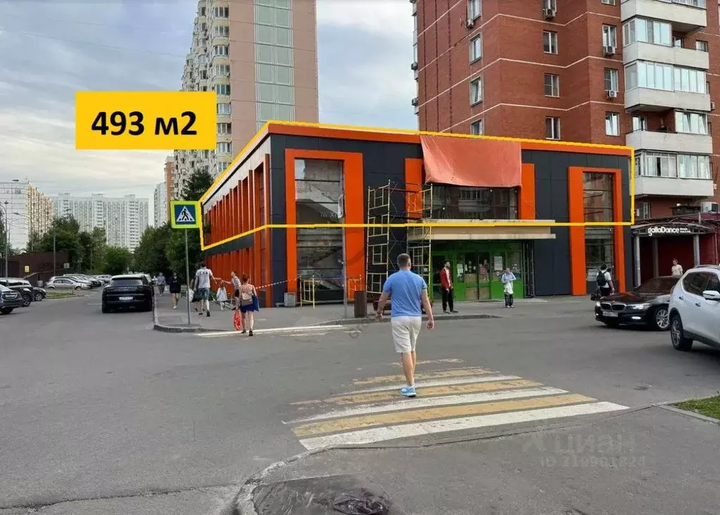 Помещение свободного назначения в Москва Мичуринский просп., 21к6 (493 ... - Фото 0