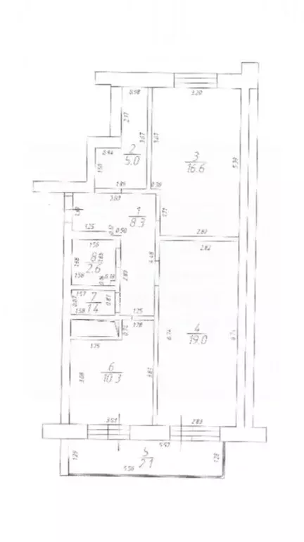2-к кв. Татарстан, Казань ул. Рауиса Гареева, 102к2 (65.3 м) - Фото 1