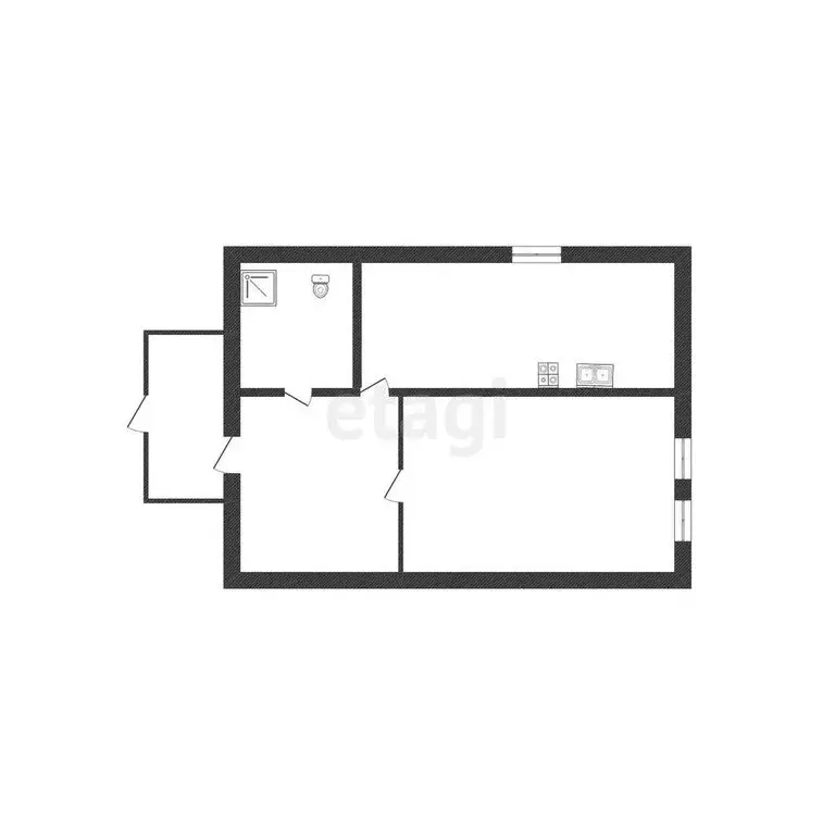 Дом в Нефтекамск, Инициативная улица (53 м) - Фото 1