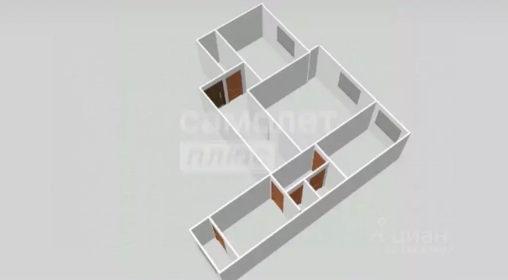 3-к кв. Оренбургская область, Оренбург Берды мкр, ул. Гастелло, 92 ... - Фото 2