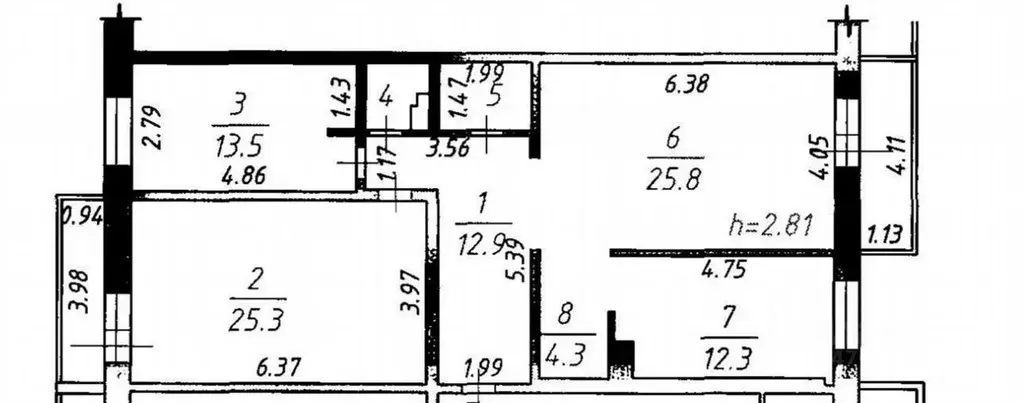 3-к кв. Иркутская область, Иркутск ул. Александра Невского, 58 (98.0 ... - Фото 0